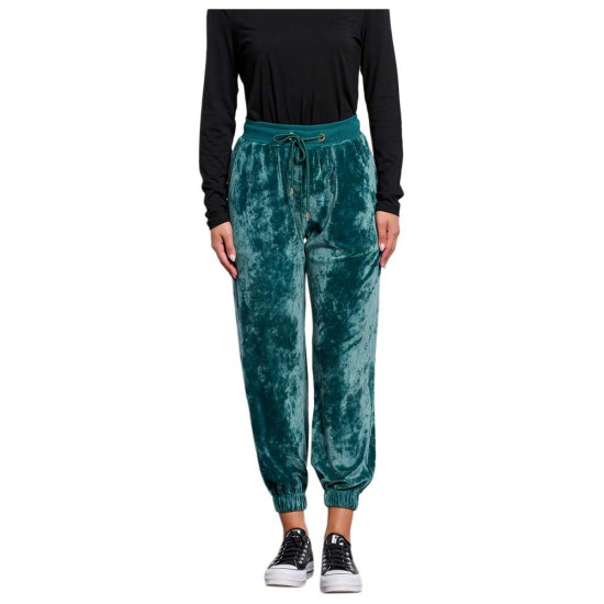 Bodytalk Γυναικείο παντελόνι φόρμας Jogger High-Waisted Velvet Sweatpants